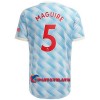 Virallinen Fanipaita Manchester United Harry Maguire 5 Vieraspelipaita 2021-22 - Miesten